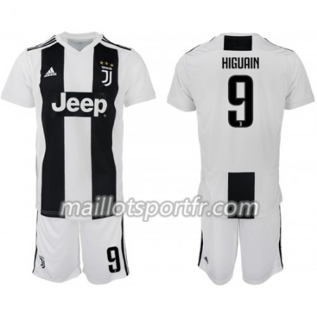 Maillot de Foot Juventus Higuain 9 Enfant Domicile 2018/19